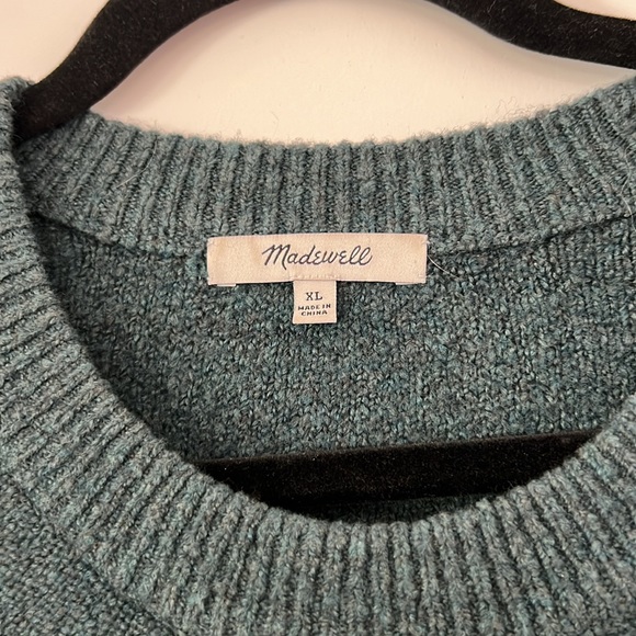 Madewell Embroidered Cross-Stitch Floral Sweater - Size XL - Picture 2 of 5